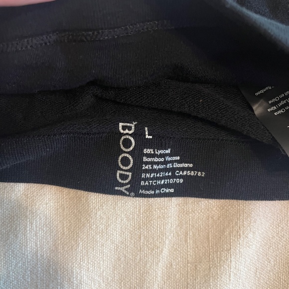 Boody Triangle Bralette Size Large, Black - Picture 2 of 5